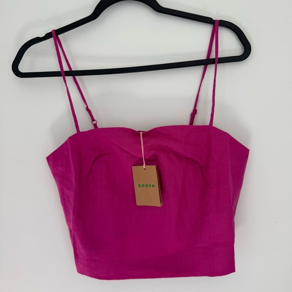 BODEN
Fitted Linen Strappy Top size 6 - Picture 3 of 11